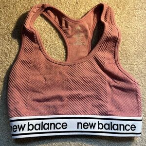 Pink New Balance Size Medium Sports bra!
